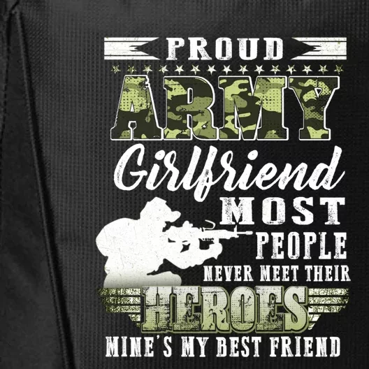 Proud Army Friend Most People Funny Gift City Backpack