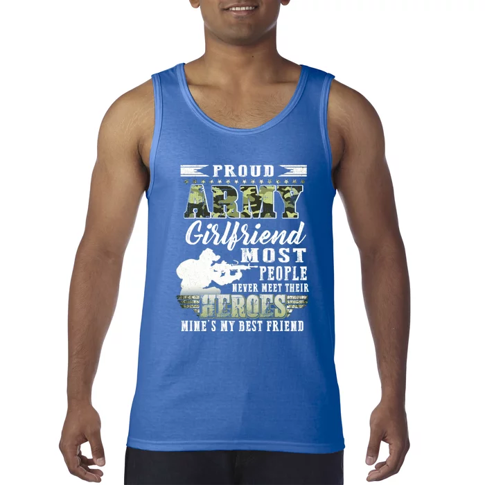 Proud Army Friend Most People Funny Gift Tank Top