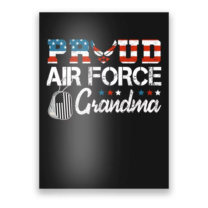 Proud Air Force Grandma US Air Force Military Poster