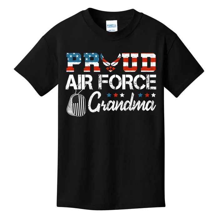 Proud Air Force Grandma US Air Force Military Kids T-Shirt