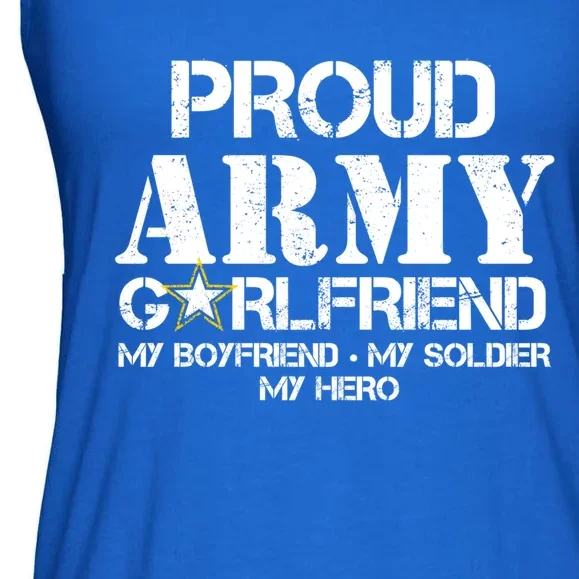 Proud Army Friend Gift Military Friend My Hero Ladies Essential Flowy Tank