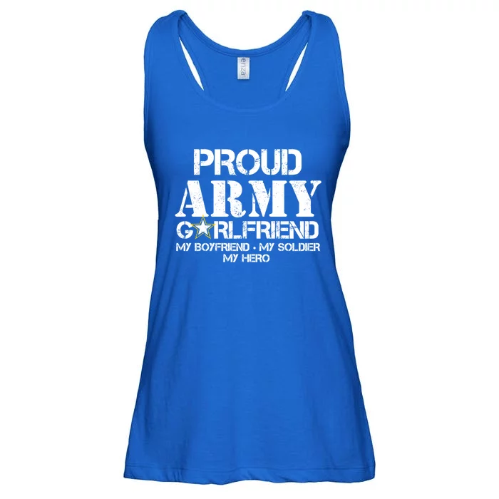 Proud Army Friend Gift Military Friend My Hero Ladies Essential Flowy Tank