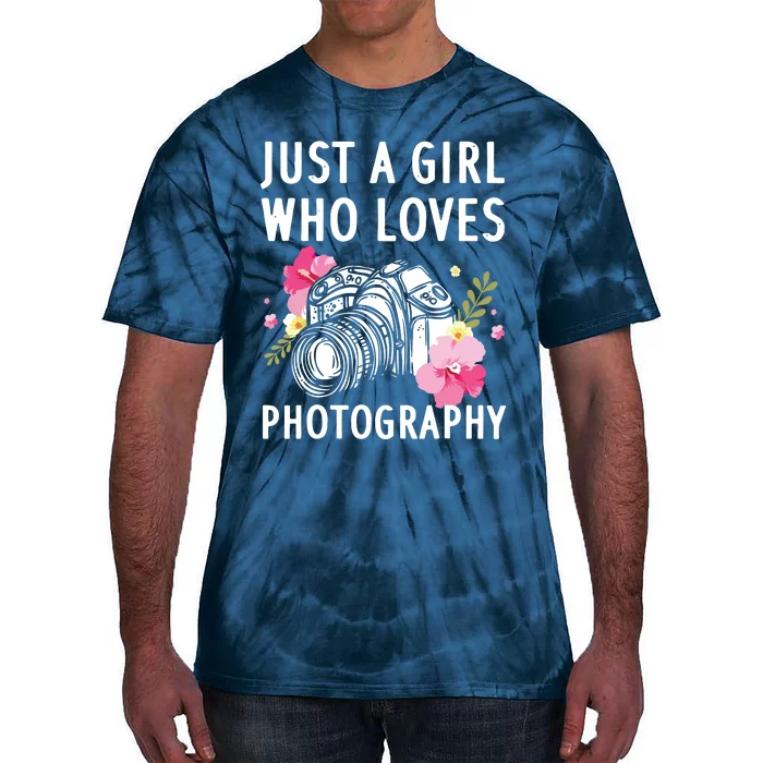 Photography Art For Women Girl Photographer Camera Lovers Tie-Dye T-Shirt