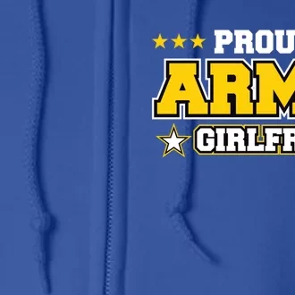 Proud Army Friend Us Military Friend Family Gift Full Zip Hoodie