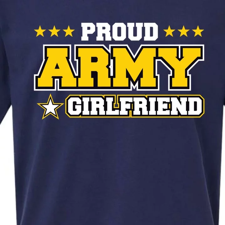 Proud Army Friend Us Military Friend Family Gift Sueded Cloud Jersey T-Shirt