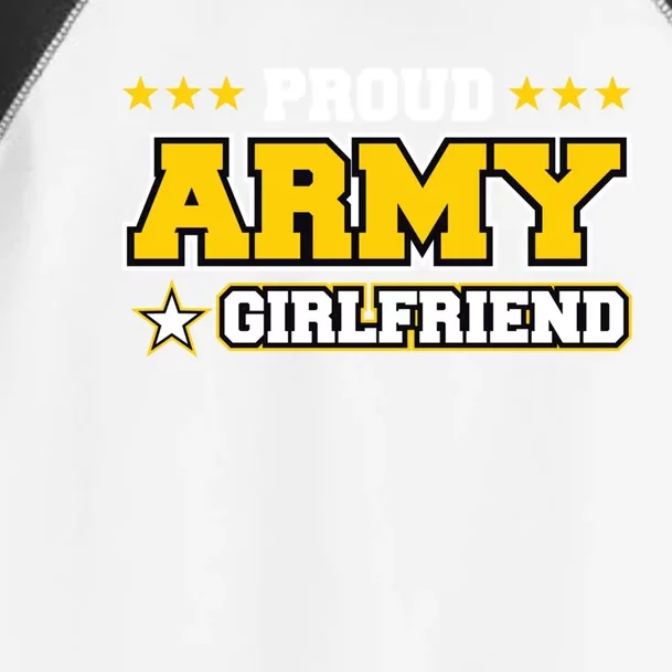 Proud Army Friend Us Military Friend Family Gift Toddler Fine Jersey T-Shirt