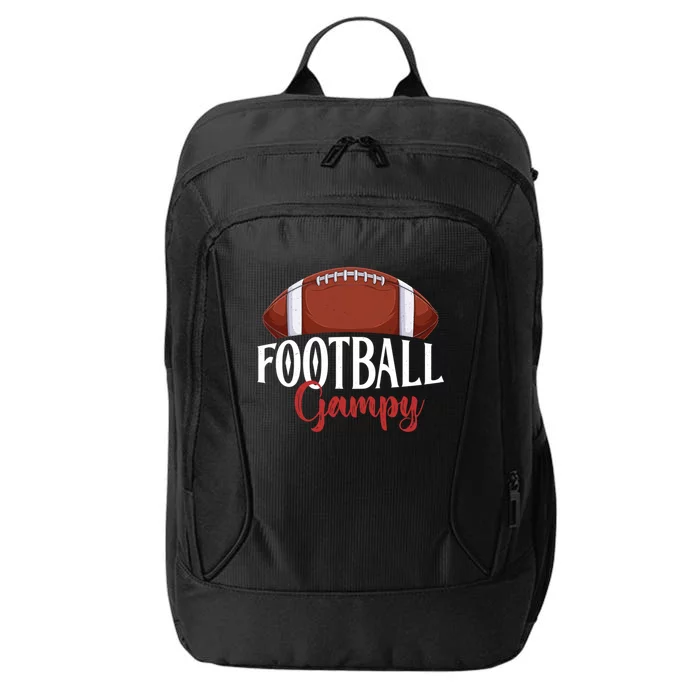 Proud American Football Gampy Funny Gift For FatherS Day Cool Gift City Backpack