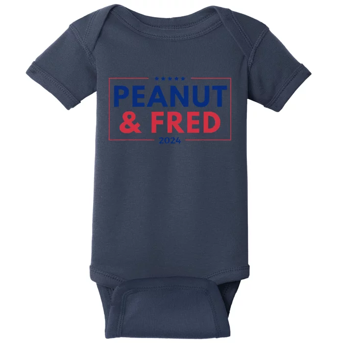 Peanut And Fred 2024 Rip Peanut Rip Fred Baby Bodysuit