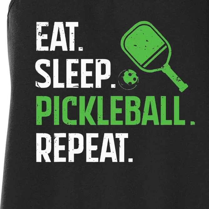 Pickleball Art For  Pickleball Player Lover Women's Racerback Tank