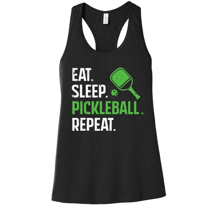 Pickleball Art For  Pickleball Player Lover Women's Racerback Tank