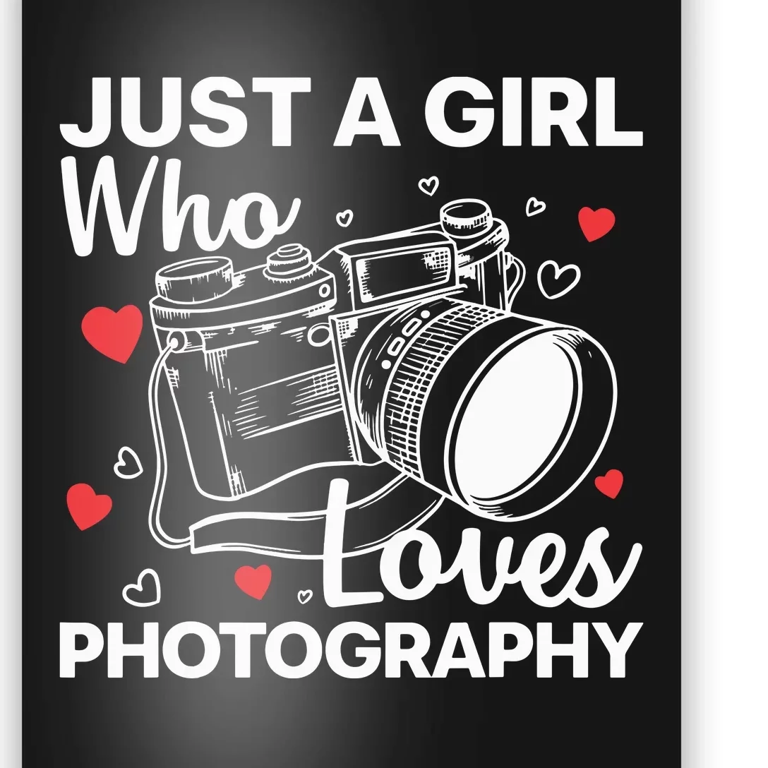 Photography Art For Women Girl Photographer Camera Lovers Poster