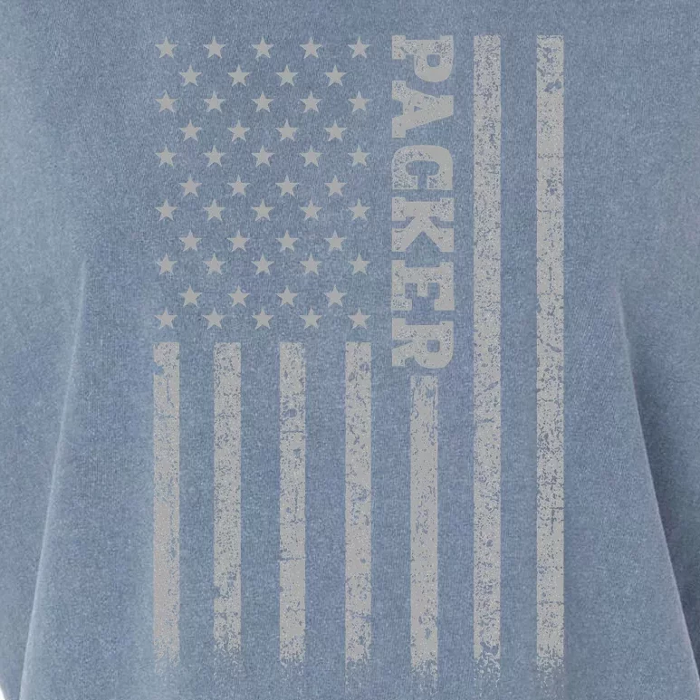 Packer American Flag Garment-Dyed Women's Muscle Tee