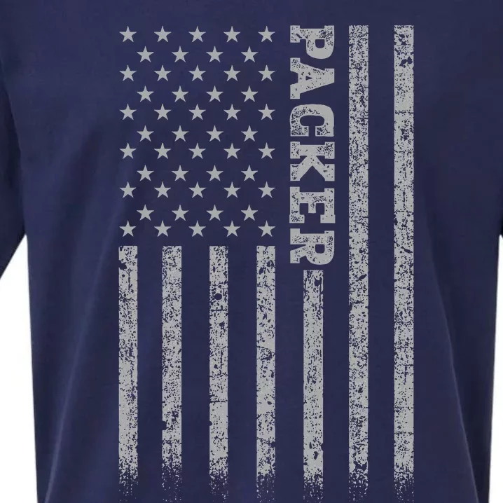 Packer American Flag Sueded Cloud Jersey T-Shirt