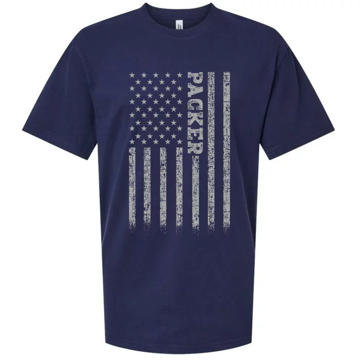 Packer American Flag Sueded Cloud Jersey T-Shirt