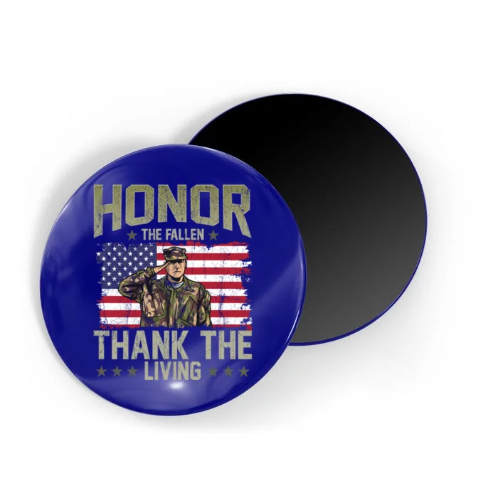 Patriotic American Flag Honor The Fallen Memorial Day Gift Magnet