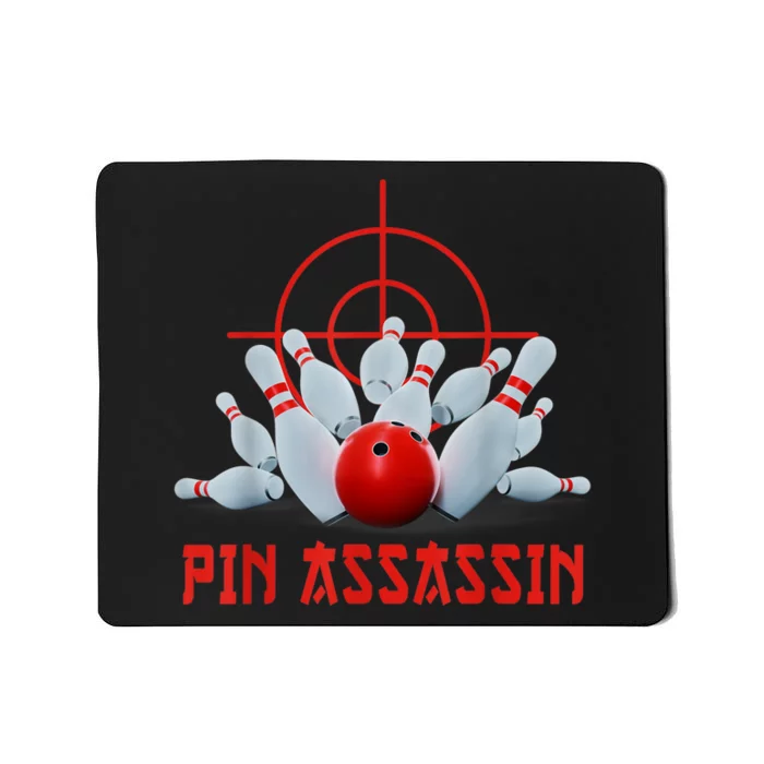 Pin Assassin Funny Bowling Mousepad