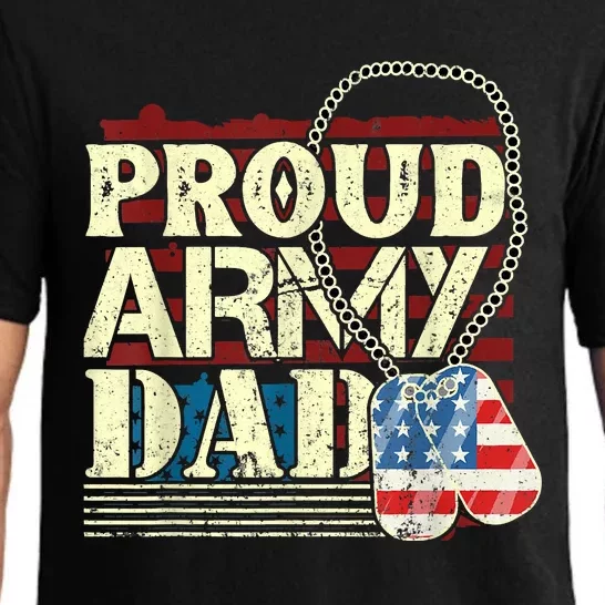 Proud Army Father Proud Daddy Army Daddy Pajama Set