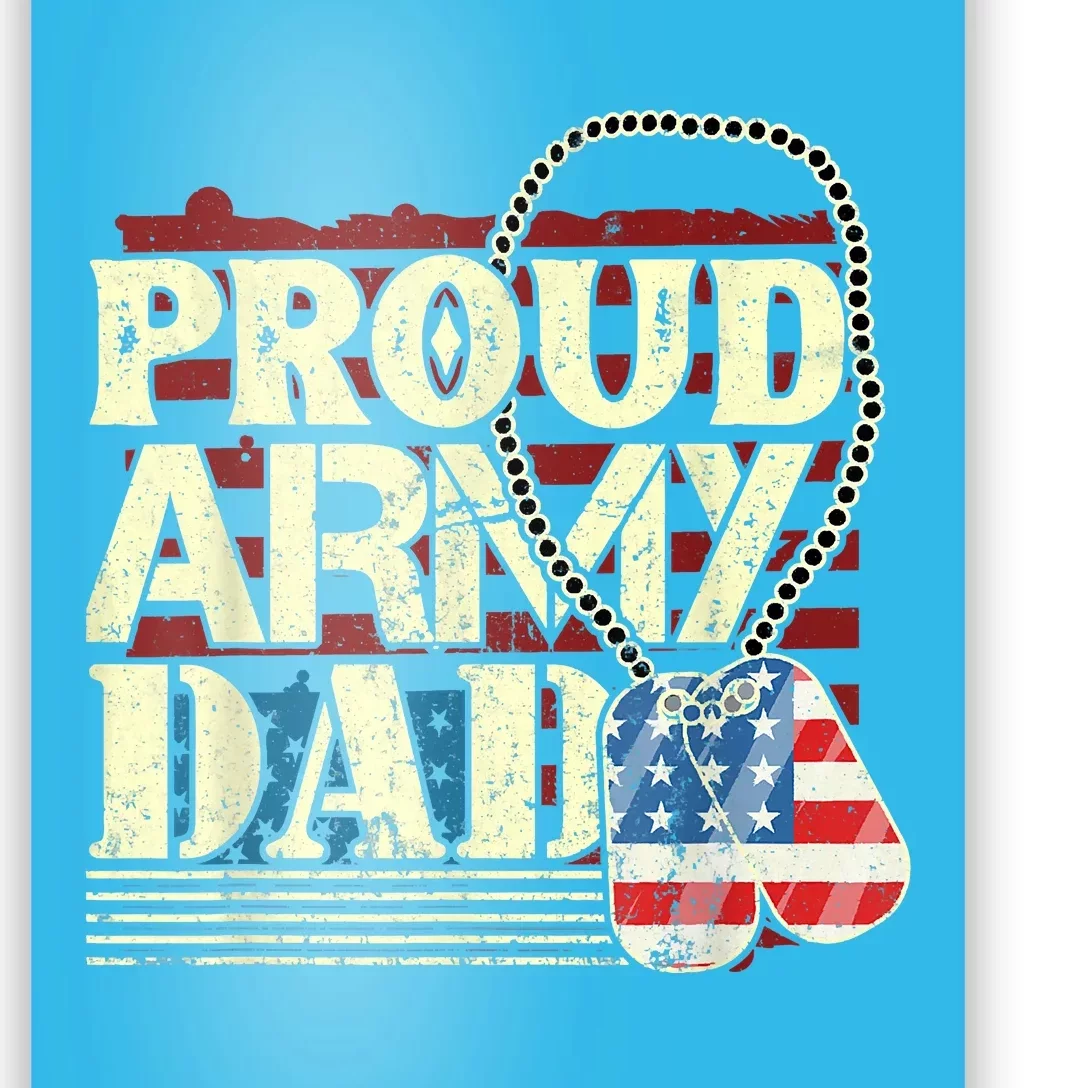 Proud Army Father Proud Daddy Army Daddy Poster