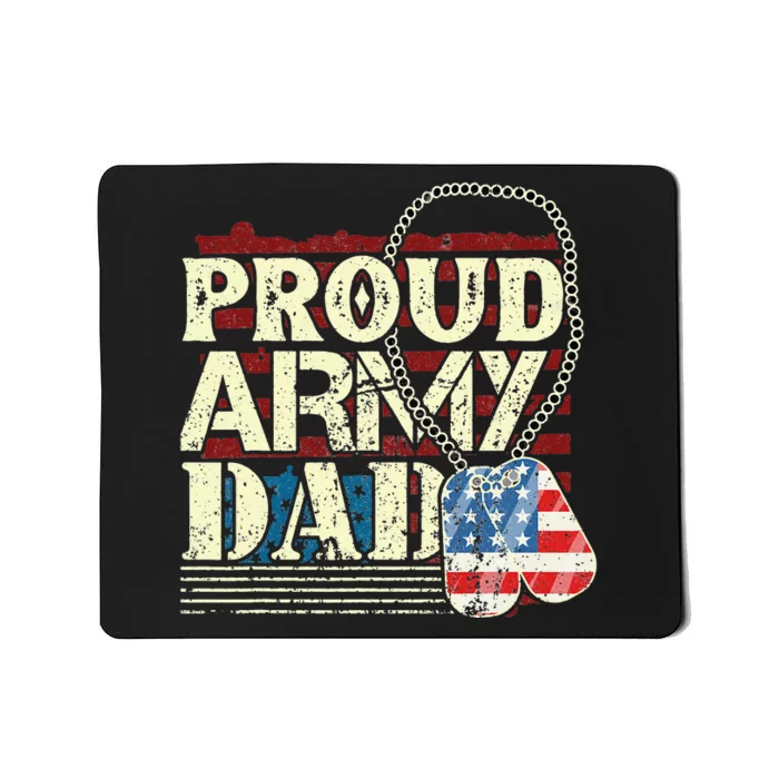 proud army father proud daddy army daddy Mousepad