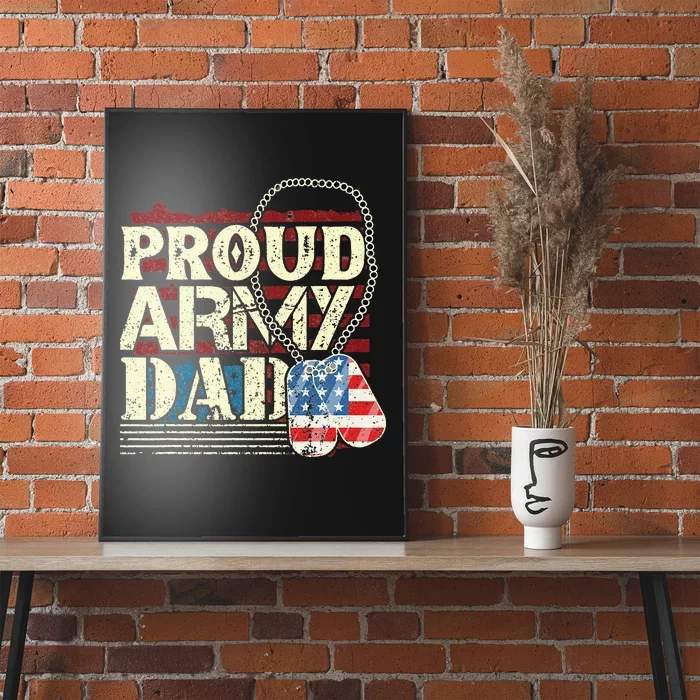 proud army father proud daddy army daddy Poster