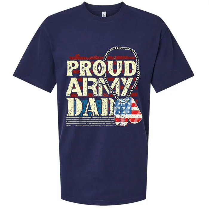 proud army father proud daddy army daddy Sueded Cloud Jersey T-Shirt