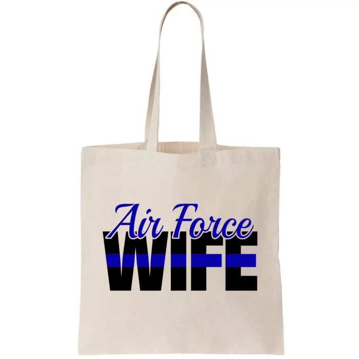 Proud Air Force Wife Gift Usaf Patriotic Military Family Funny Gift Tote Bag