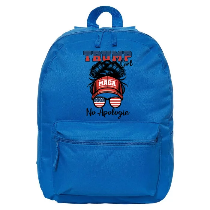 Patriotic American Funny Trump 2024 Gift 16 in Basic Backpack