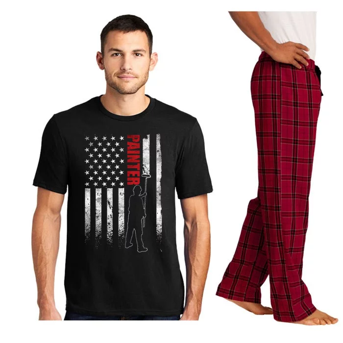 Painter Apparel Fathers Day American Painter House Painter Pajama Set