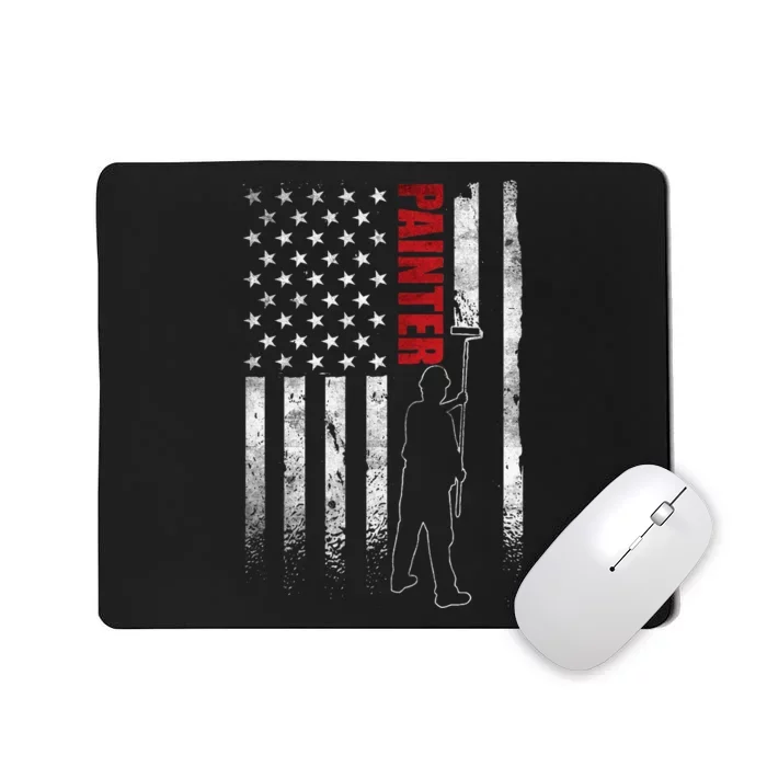 Painter Apparel Fathers Day American Painter House Painter Mousepad