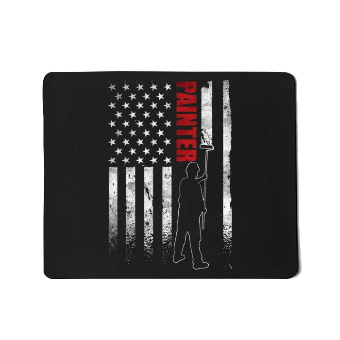 Painter Apparel Fathers Day American Painter House Painter Mousepad