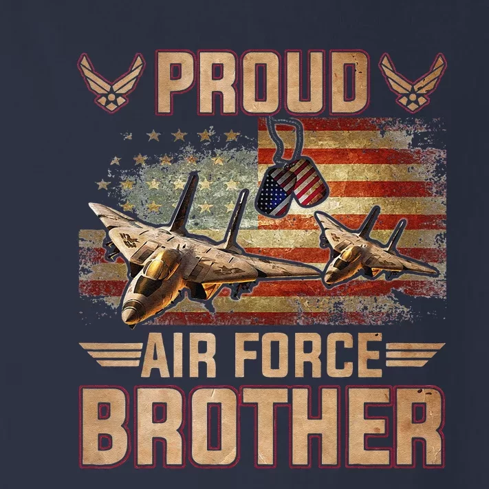 Proud Air Force Brother Veterans Day Toddler Long Sleeve Shirt