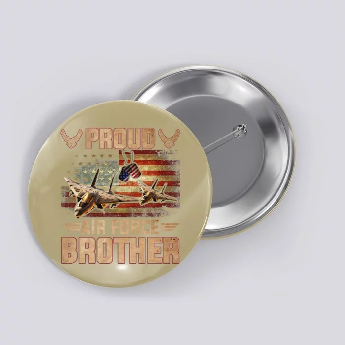 Proud Air Force Brother Veterans Day Button