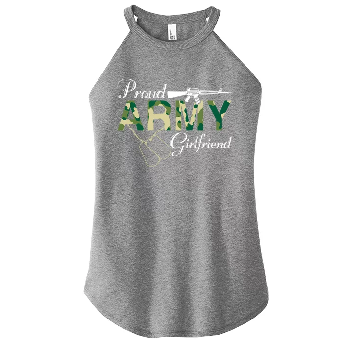 Proud Army Friend Army Friend Gift Army Graduation Cool Gift Women’s Perfect Tri Rocker Tank