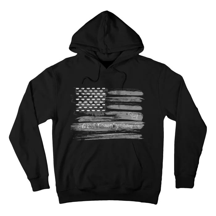 Patriotic, American Flag Design By G.O.A.T. Country Clothing Hoodie