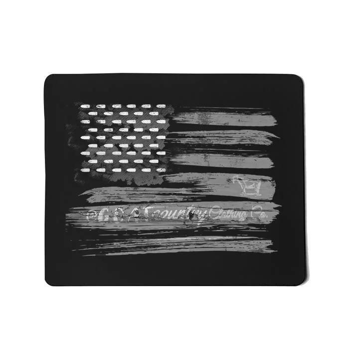 Patriotic, American Flag Design By G.O.A.T. Country Clothing Mousepad