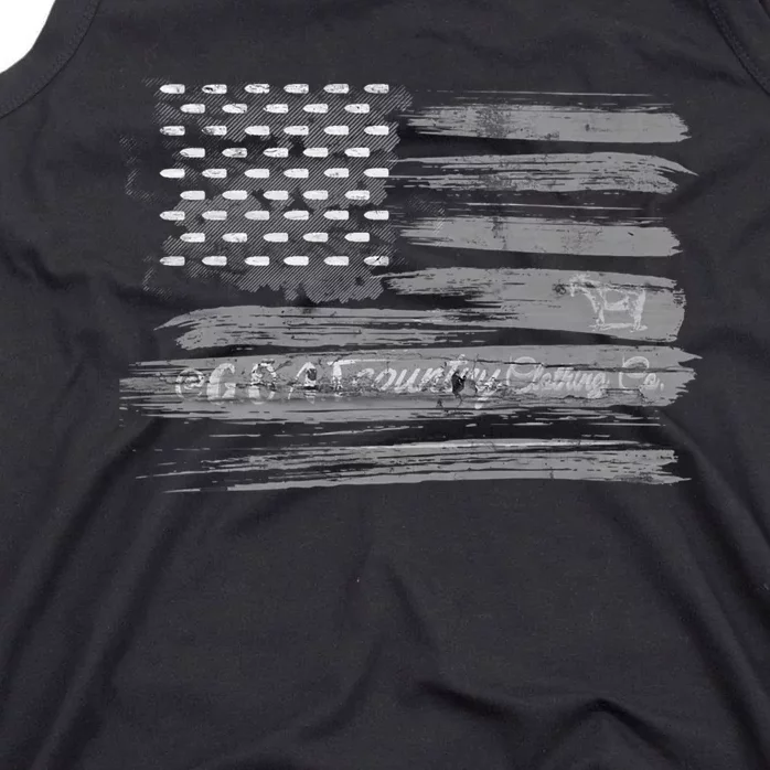 Patriotic, American Flag Design By G.O.A.T. Country Clothing Tank Top