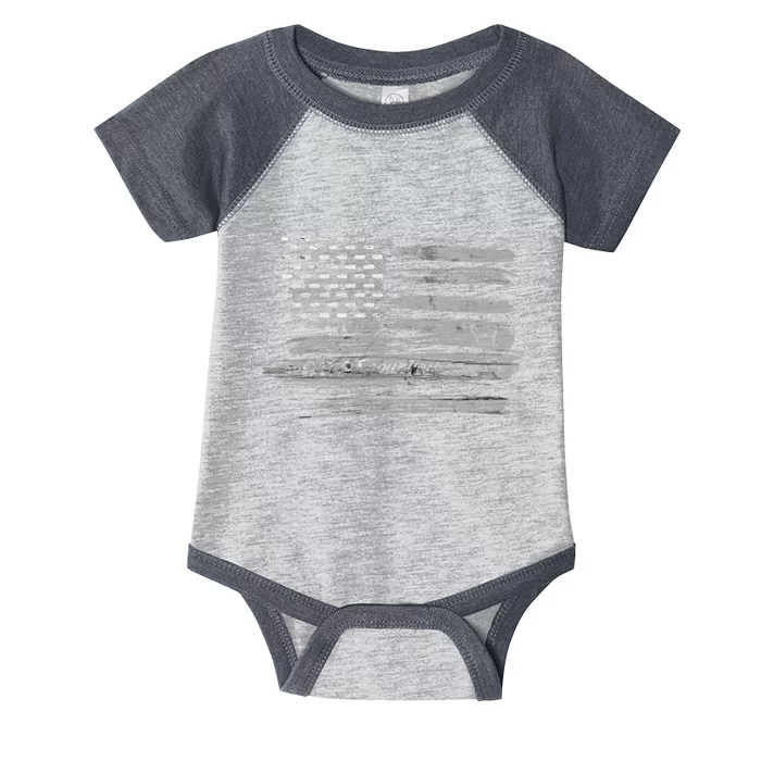 Patriotic, American Flag Design By G.O.A.T. Country Clothing Infant Baby Jersey Bodysuit