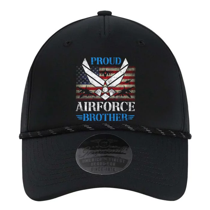 Proud Air Force Brother Gift Usa Flag Patriotic Gift Funny Gift Performance The Dyno Cap