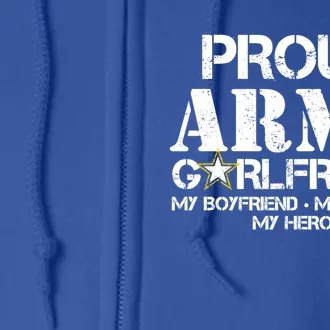 Proud Army Friend Meaningful Gift Military Friend My Hero Full Zip Hoodie