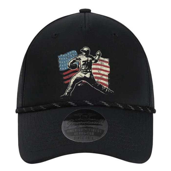 Patriotic American Flag Baseball Design Baseball Design Performance The Dyno Cap