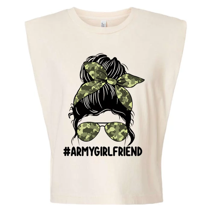 Proud Army Friend Tee For Army Wives Army Gift Garment-Dyed Women's Muscle Tee