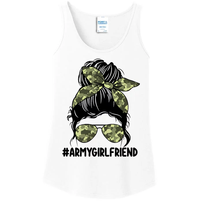 Proud Army Friend Tee For Army Wives Army Gift Ladies Essential Tank