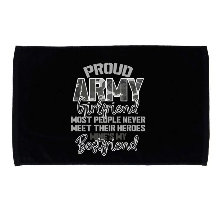 Proud Army Friend To Hero Best Friend Memorial Day Gift Cool Gift Microfiber Hand Towel