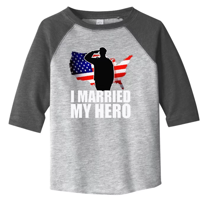 Patriotic American Flag Veteran Military Wife Support Toddler Fine Jersey T-Shirt