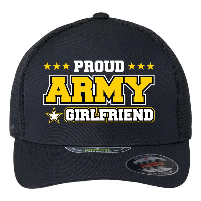 Proud Army Friend Us Military Friend Family Gift Flexfit Unipanel Trucker Cap