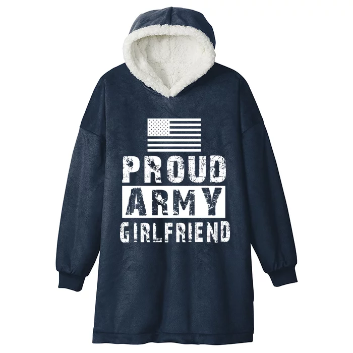 Proud Army Friend Family Military Appreciation Graphic Great Gift Hooded Wearable Blanket