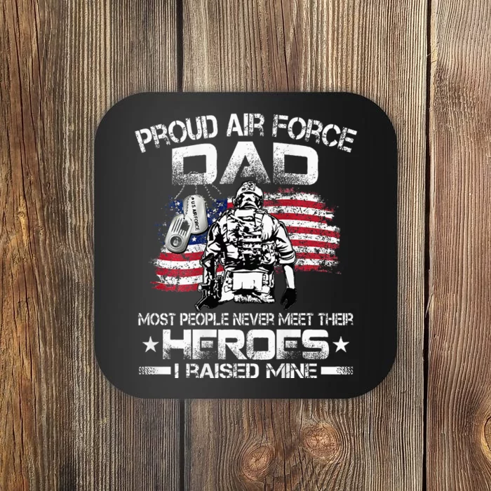 Proud Air Force Dad Air Force Graduation Dad Coaster