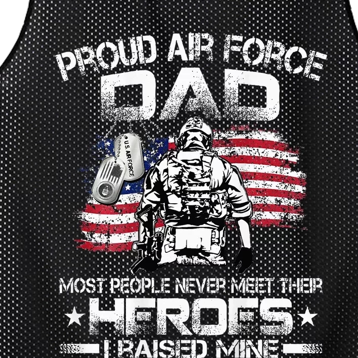 Proud Air Force Dad Air Force Graduation Dad Mesh Reversible Basketball Jersey Tank