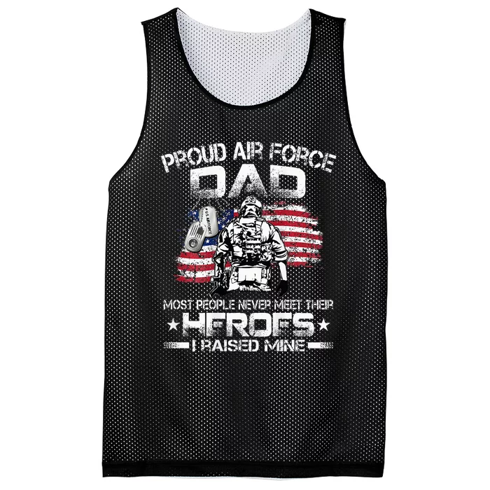 Proud Air Force Dad Air Force Graduation Dad Mesh Reversible Basketball Jersey Tank