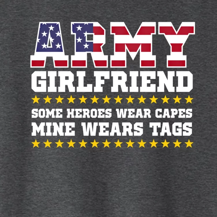 Proud Army Friend Gift Military Friend Hoody Hero Women's Crop Top Tee